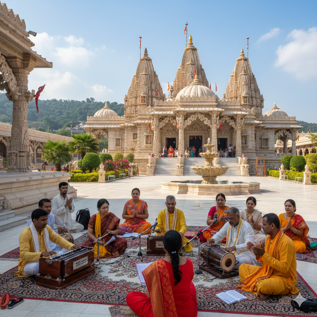 Temple Plaza & Kirtan Court